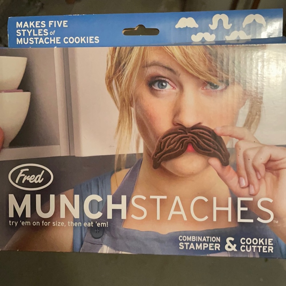 MUNCHstaches - Mustache Cookie Cutters